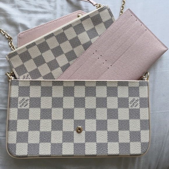 Louis Vuitton Felicie Pochette Damier Azur - Picture 4 of 14